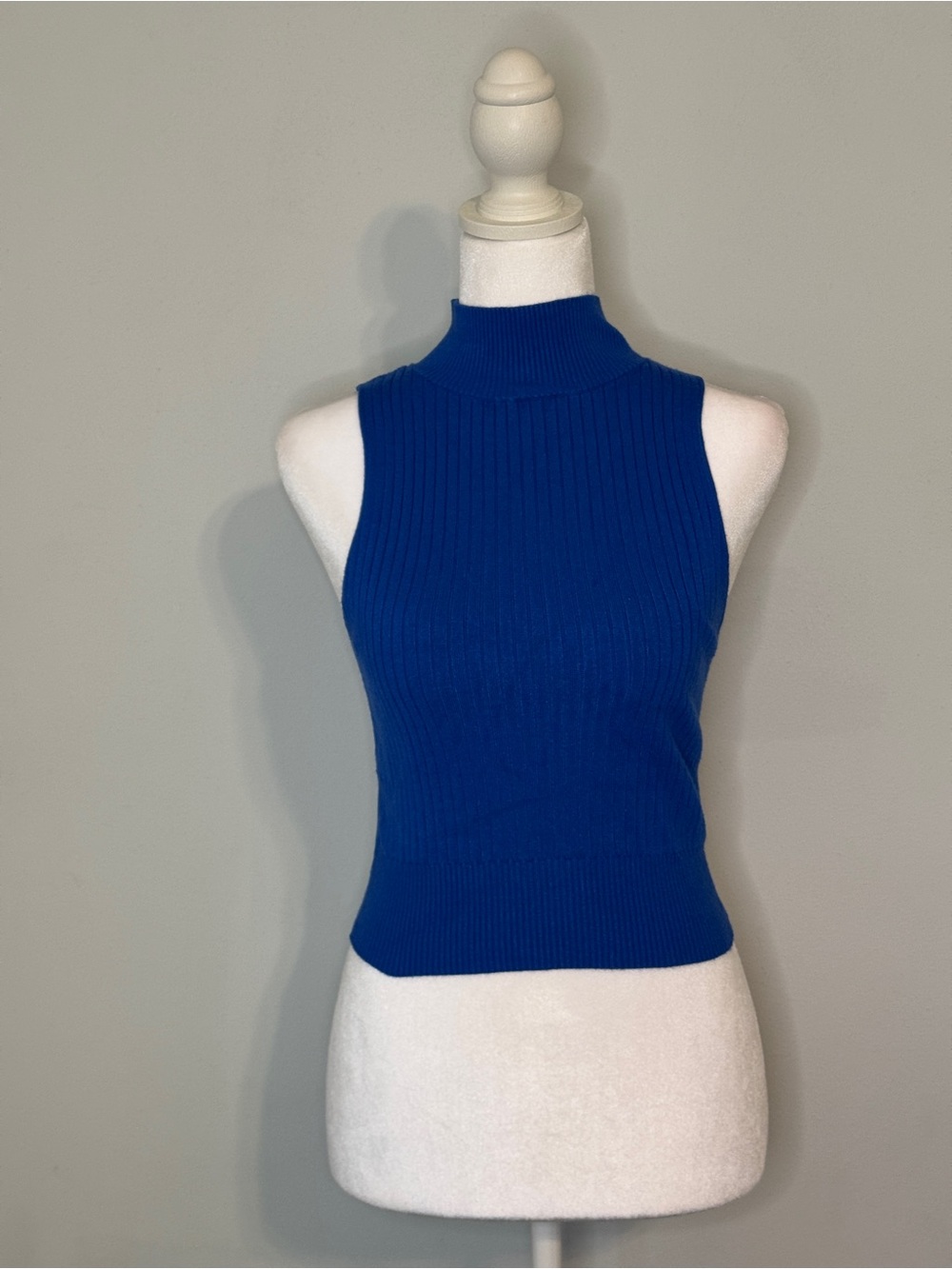 Wild Fable royal blue ribbed sweater tank